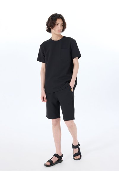 Black Men's Basic Sweat Shorts J5Sm-Sht7271