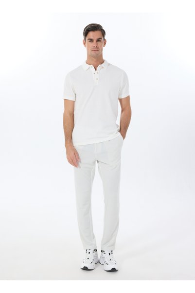 Altınyıldız Classics Tied Waist Regular Leg Slim Fit Stone Men's Pants Ace001252273_Tas