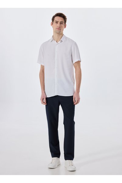 Lemon Tie Waist Normal Leg Navy Blue Men's Chino Pants Mml5Sm-Pnt 9535