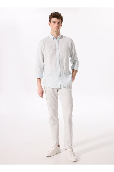 Tie-Up Waist Normal Leg Stone Men's Chino Pants F5Sm-Pnt 2447
