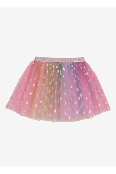 High Waist Regular Multi-Color Gauze Above Knee Length Girls Skirt Brb5Sg-Etk6544