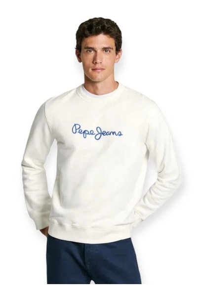 Crew Neck Off-White Men's Sweatshirt Pm582715-803 New Joe Crew