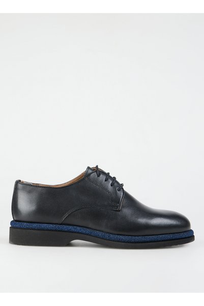 Black-Blue Men's Leather Classic Shoes Layd-Outlaw