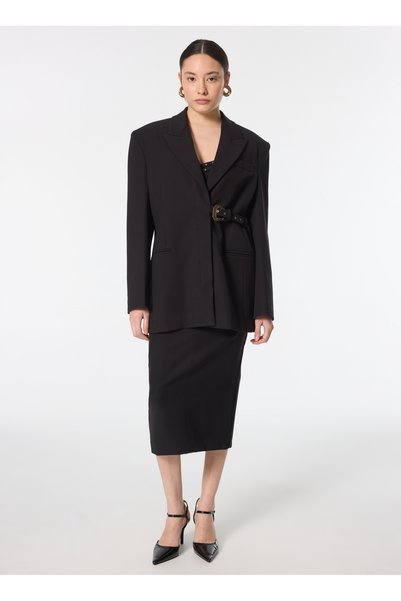 Black Women's Blazer 77HAQ704
