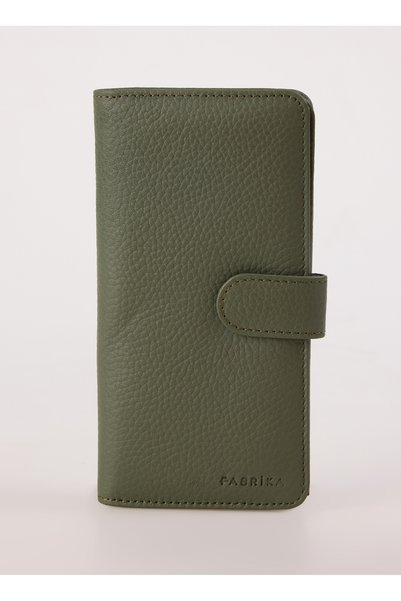 Green Men's Wallet Frk 347 Flt Leather