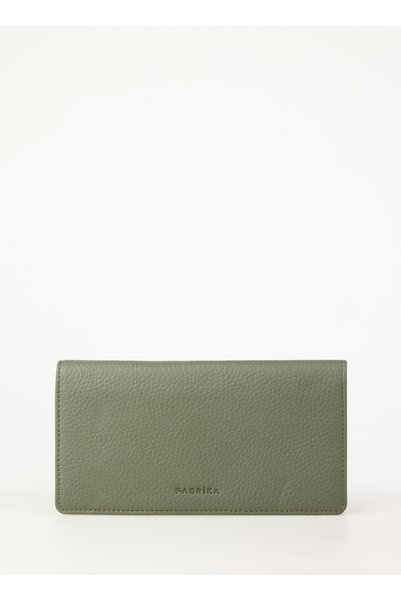 Green Men's 8X10X2 cm Leather Wallet Frk 351 Flt