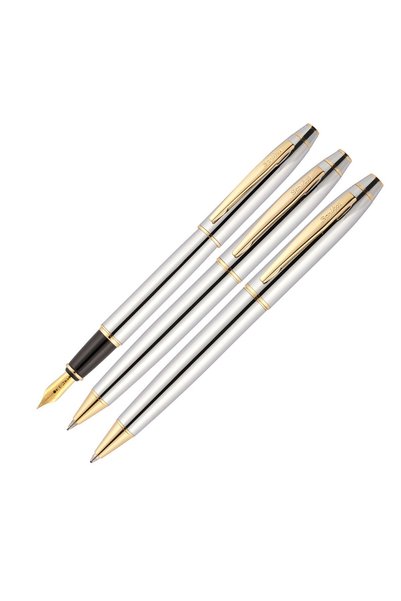 35 Gold/Chrome Luxury Box Set of 3