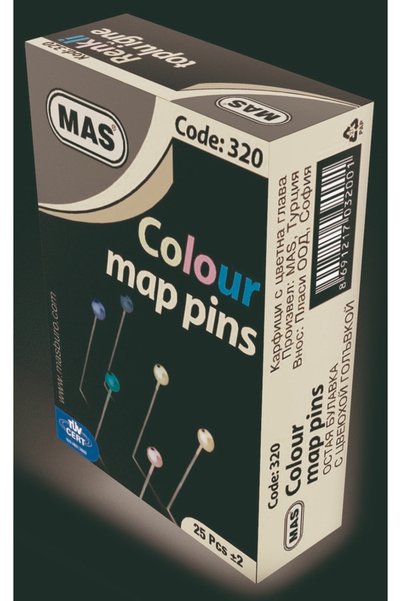 Bulk Needle Colored Head 32 mm 320