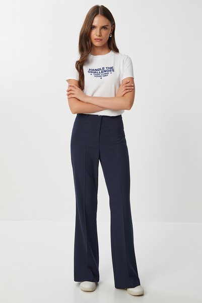 Lightweight Spanish Leggings Polyviscon Pants Lgp0020 Dark Blue