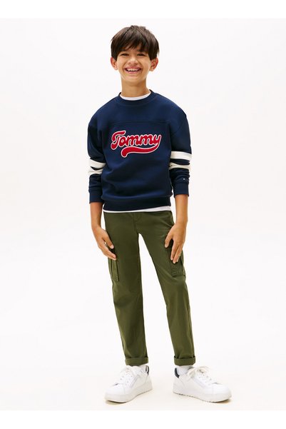 Printed Boy's Navy Blue Sweatshirt Kb0Kb09985C1G