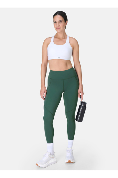 Sb10229-100 Power Medium Support Sp White Sports Bra