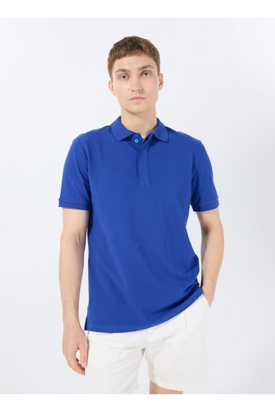 Stan Co. Blue Men's Polo T-Shirt Stnpt0006