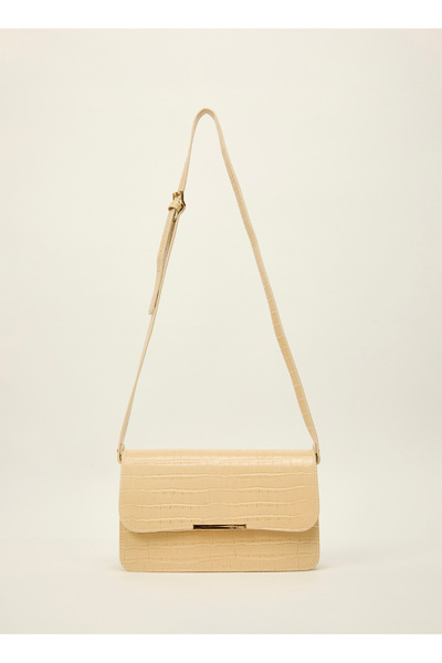 Croco Shoulder Bag