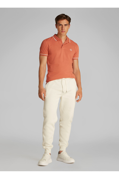 Ck Jeans Tıppıng Polo Men's Orange T-Shirt J30J315603-Gam