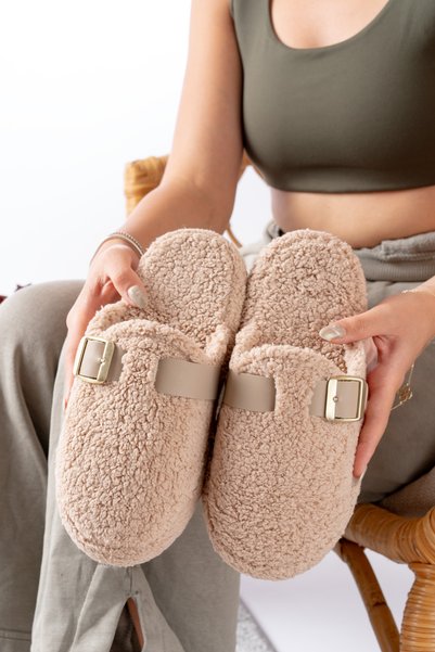 Women's House Slippers with Belt, Stylish Wear, Gift Dowry Bundle, Guest Slippers