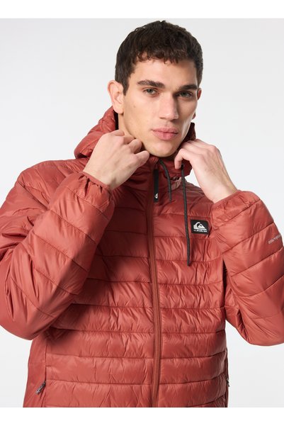 Multi-Colored Men's Coat EQYJK04158SCALY HOOD