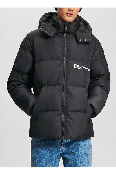 Jeans Black Men's Jacket 246D1504_KLJ REGULAR PUFFER