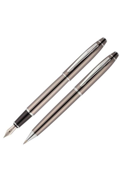 Titanium Fountain Pen Set
