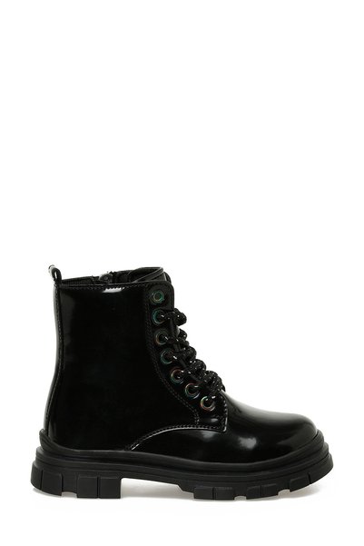 Zesy.P5Pr Black Girl's Biker Boots