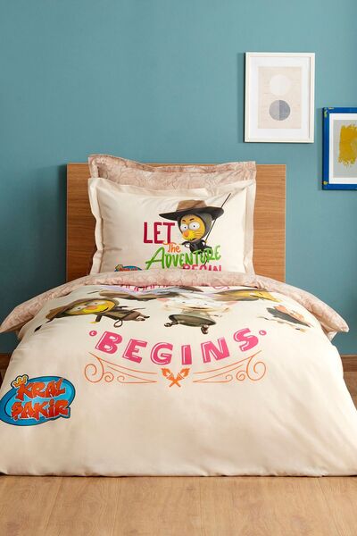 X Kral Şakir Adventure Begins Single Duvet Cover Set