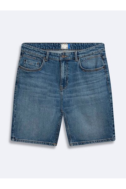 Olıvıan Relaxed Fit Mid-Rise Jean Bermuda