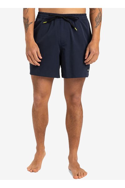 Eqyjv04111 Spl Surfsilk Piped Volle Navy Blue Regular Waist Standard Fit Men's Shorts Swimwear