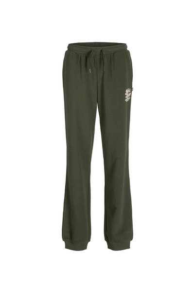 Elastic Leg Dark Green Boys' Sweatpants 12279812