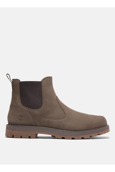 Leather Brown Men's Boots BRITTON ROAD MID CHELSEA BOOT