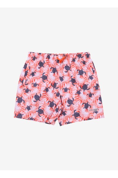 Orange Boy's Normal Waist Printed Shorts Swimwear D5Sb-My-3301