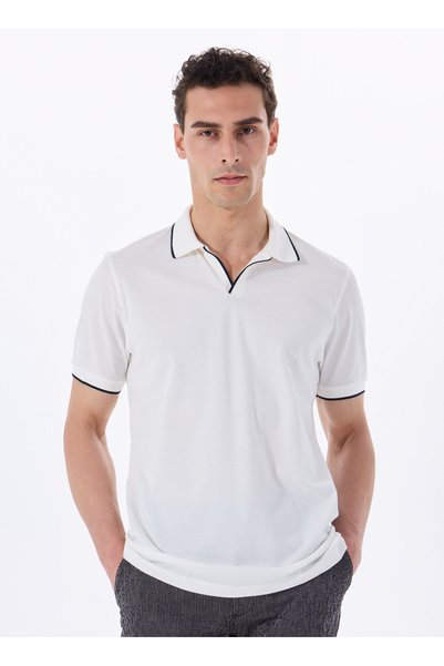 Plain Off-White Men's Polo T-Shirt F5Sm-Tst 2742