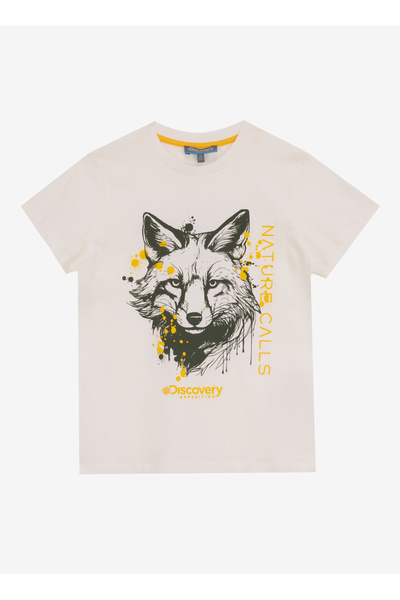 Printed Off-White Boy's T-Shirt D5Sb-Tst3291