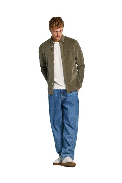 Regular Fit Green Men's Shirt Pm308730-676 Miller
