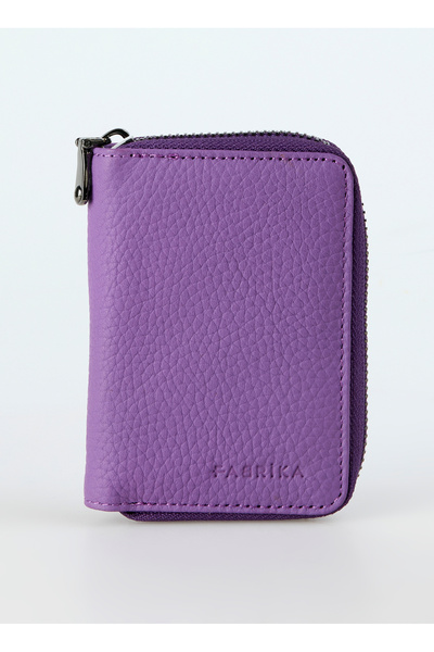 Purple Women's 8X12X2 cm Leather Wallet Frk 527 Flt