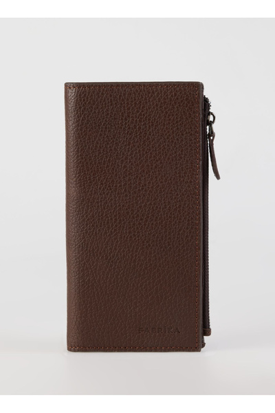 Brown Men's Wallet Frk 337 Flt Leather Brown