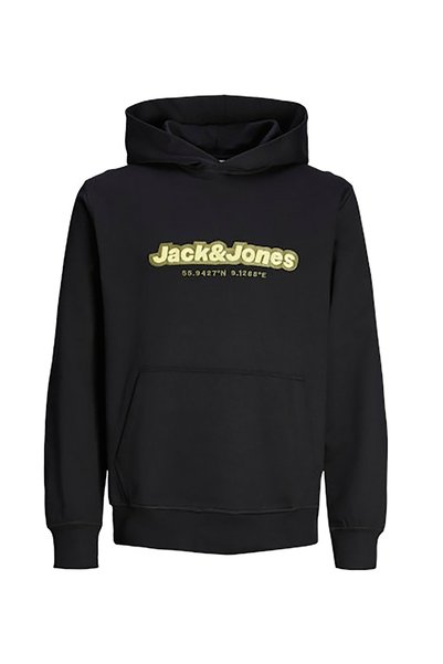 Hooded Collar Black Men's Sweatshirt 12261431_Jcotami Sweat Hood