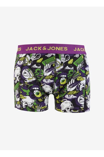 Purple Men's Boxers 12276151_Jacspace Skull Trunk Try