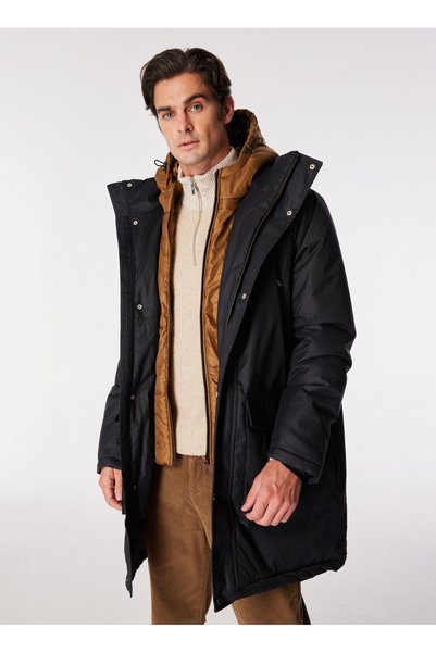 Navy Blue Men's Coat Fc4Wm-Kbn 2088
