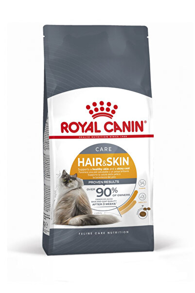 Hair&skin сува храна за мачки за здравје на крзното и кожата 4kg