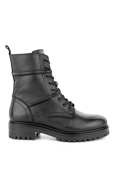 Black Women's Leather Boots 725009-001