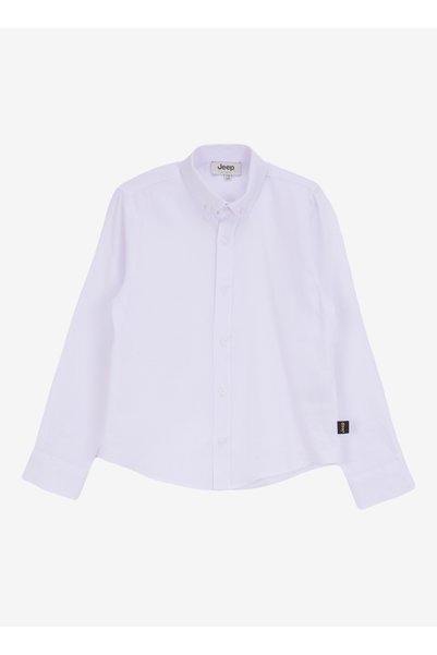 White Boy's Oxford Shirt J4Wb-Gml7707