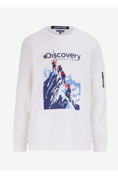 Off-White Men's Crew Neck Relaxed Fit Printed Sweatshirt D4Wm-Swt3253