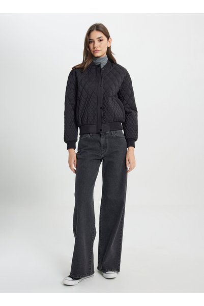 Black Women's Coat W242741001 Black Outerwear