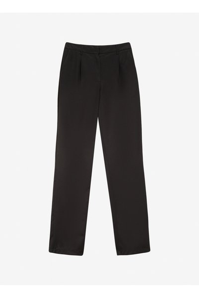 Black Women's Basic Pants Fc4Wl-Pnt0057