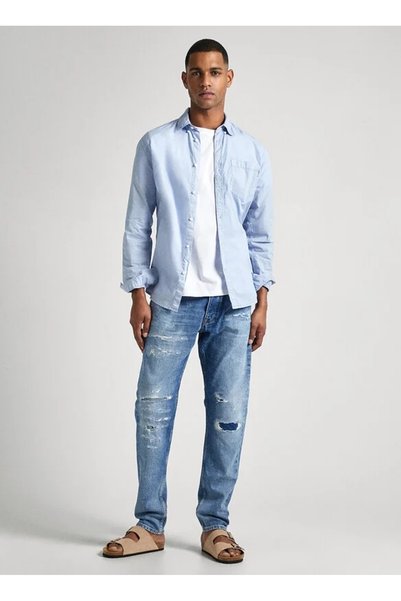 Tapered Jeans Repair Tapered Fit Men's Denim Pants Pm207400-000