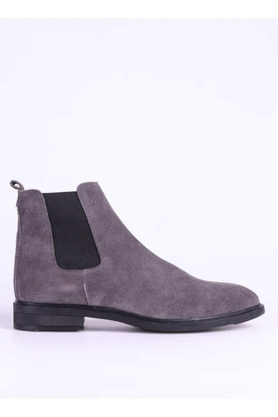 Anthracite Men's Suede Boots Maxime Suet