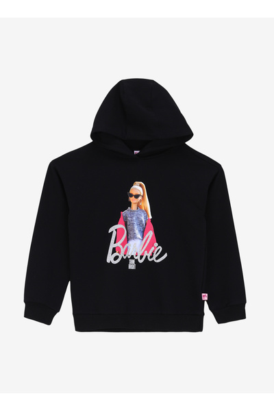 Black Girl's Printed Sweatshirt Brb4Wg-Swt6009