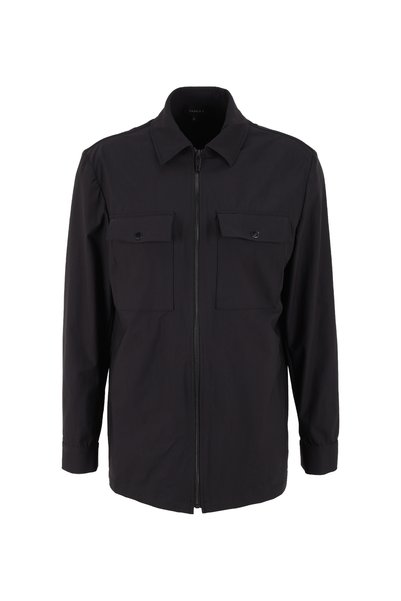 Regular Fit Shirt Collar Plain Black Men's Shirt Fc4Wm-Gml 2834