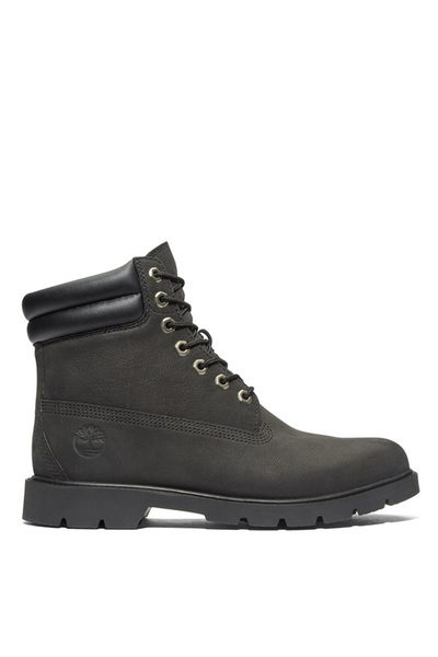 Black Men's Leather Boots 6 In Basic 6 INCH LACE UP BOOT