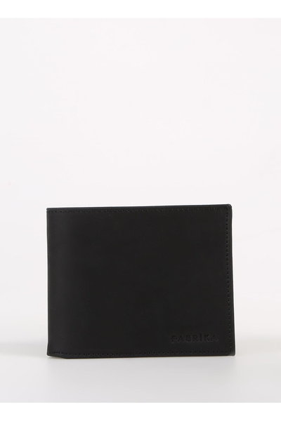Black Men's 11X8X2 cm Leather Wallet Frk 343 Crayz