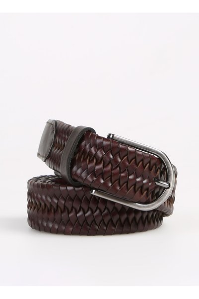 Brown Men's Leather Belt Frkmr113
